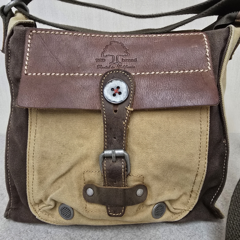 TSD Hidden Woods Canvas Crossbody Bag